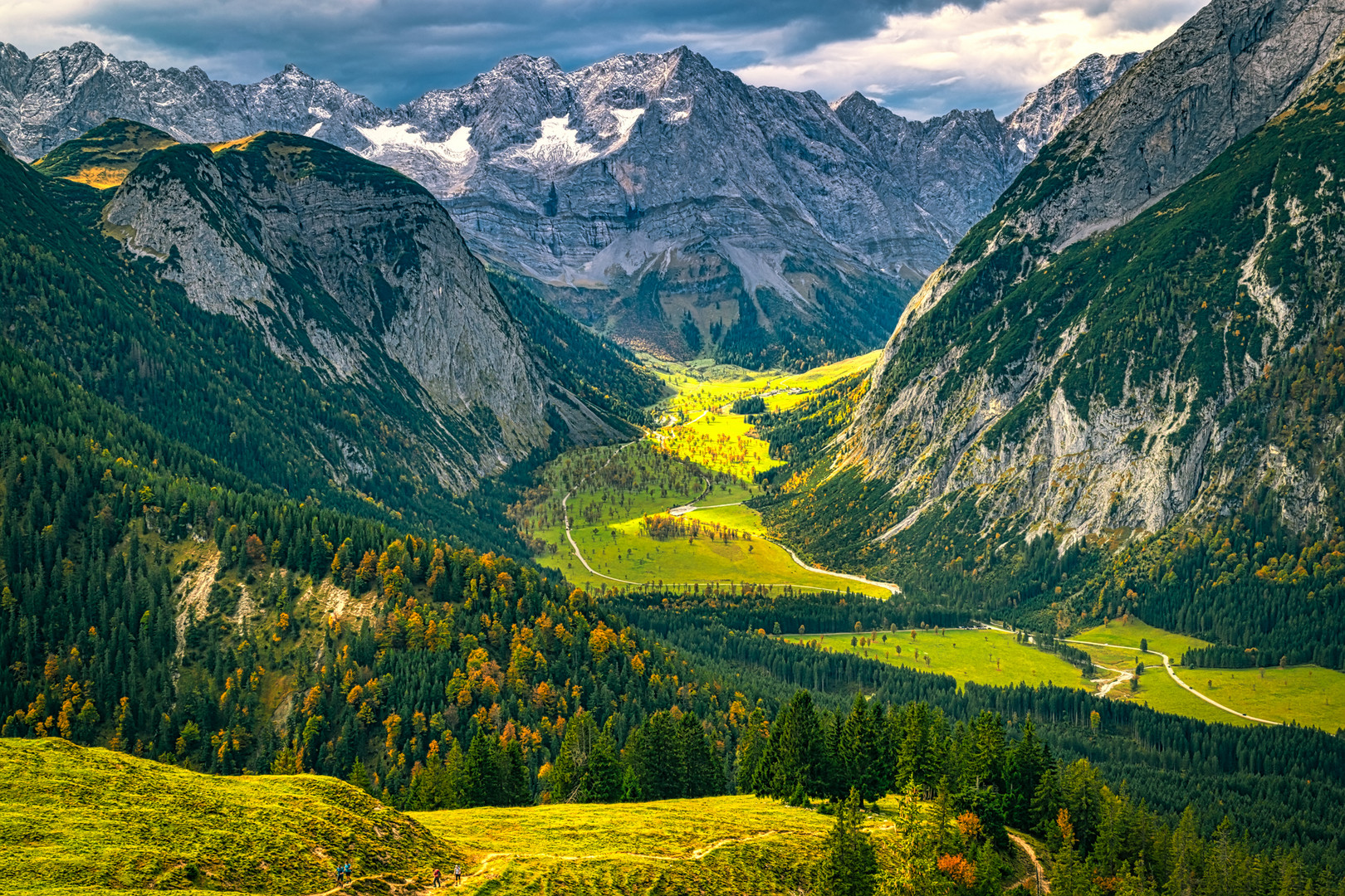 Blick auf den Großen Ahornboden