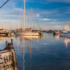 Blick auf den Hafen