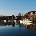 ~ Blick auf den Hafen in Leer ~