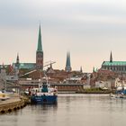 Blick auf den Hafen und die Altstadt...