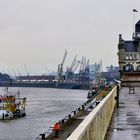 Blick auf den Hafen von Antwerpen