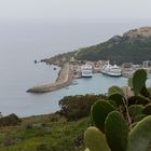 Blick auf den Hafen von Gozo