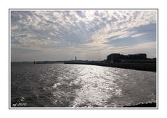 Blick auf den Hafen von Hörnum