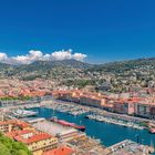 Blick auf den Hafen von Nizza