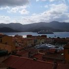 Blick auf den Hafen von Portoferraio / Elba 