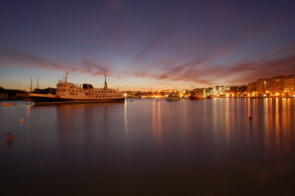 Blick auf den Hafen von Sliema