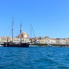 Blick auf den Hafen von Syracus/Ortigia/Sizilien