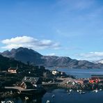 Blick auf den Hafen von Tasiilaq