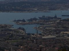 Blick auf den Hafen von Toulon