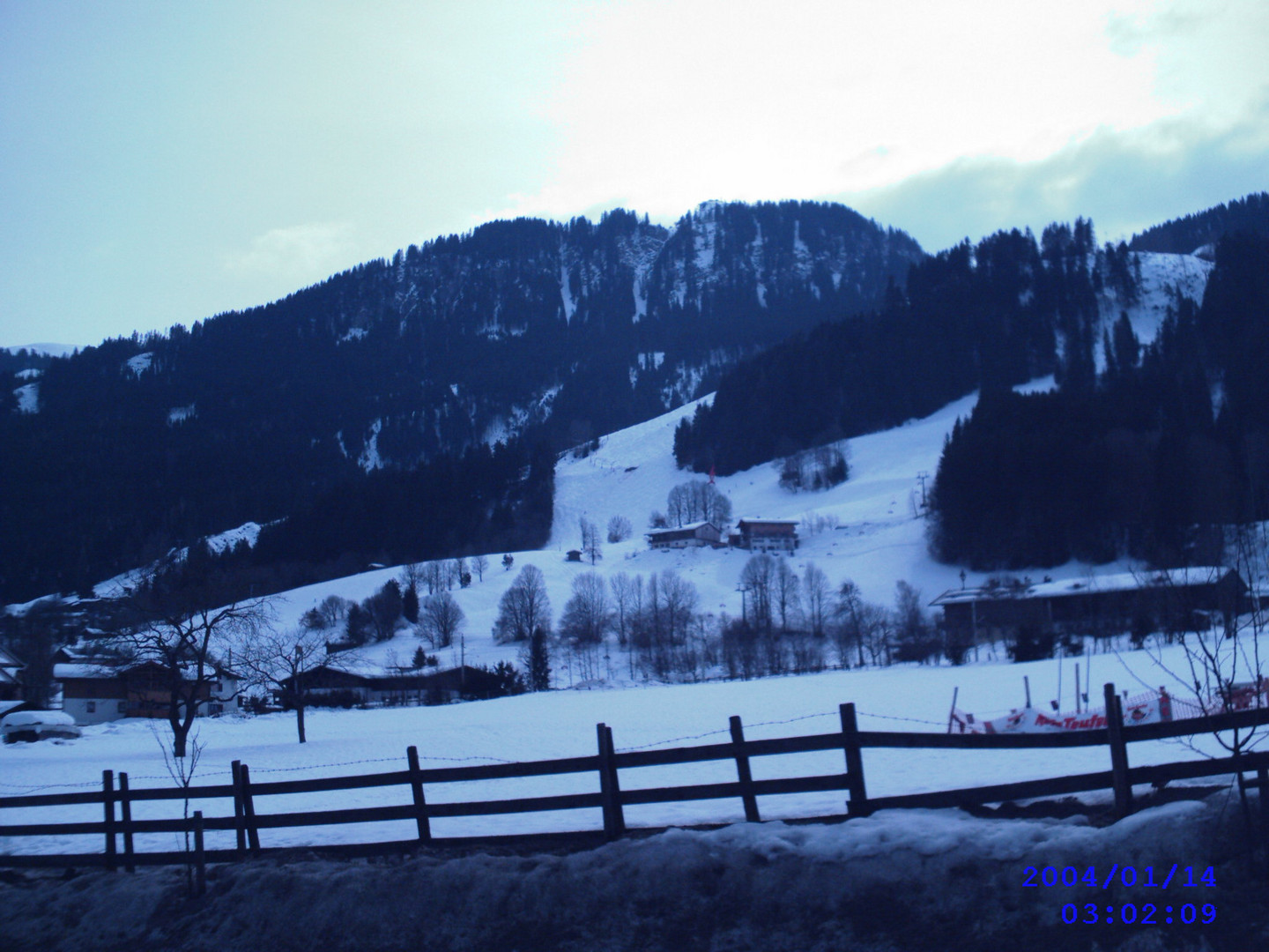 Blick auf den Hahnenkamm