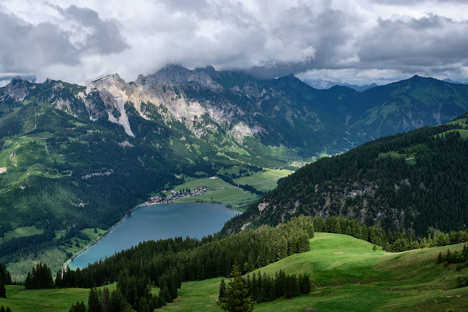 Blick auf den Haldensee