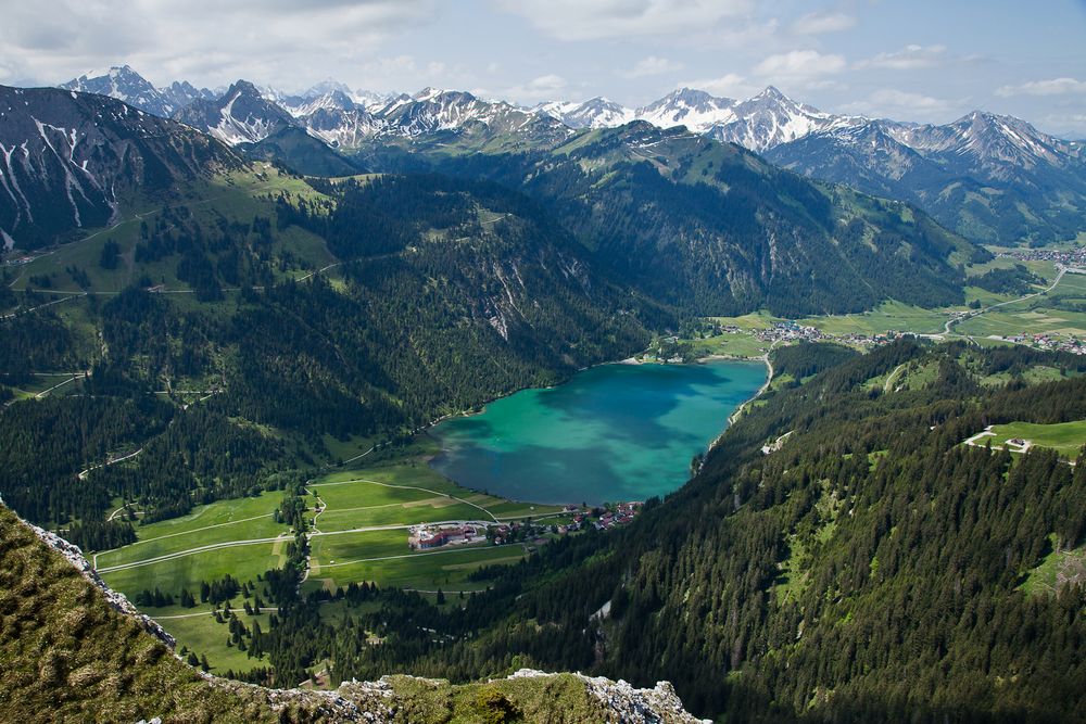 Blick auf den Haldensee