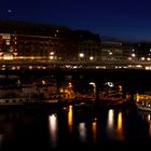 Blick auf den Hamburger Hafen