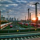 Blick auf den Hauptbahnhof Frankfurt am Main