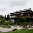 Blick auf den Haupttempel der jap. Gartens