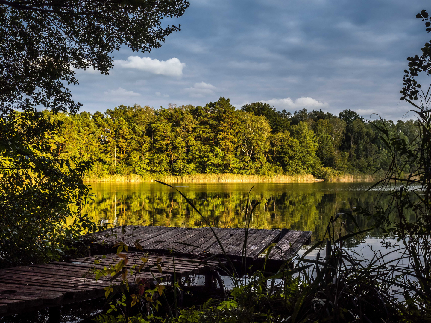 Blick auf den Heidereutersee