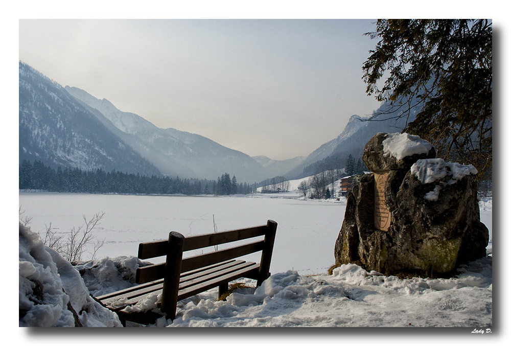 Blick auf den Hintersee