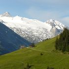 Blick auf den Hintertuxer Gletscher