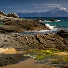 Blick auf den hl. Berg Athos