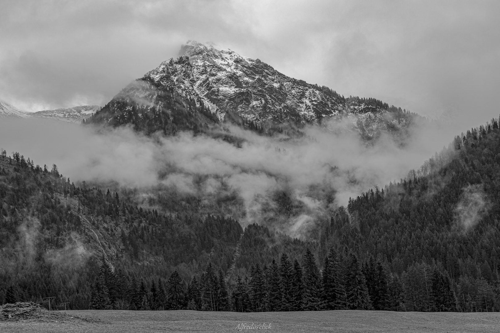 Blick auf den Hochalpen