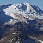 Blick auf den höchsten Gipfel der Dolomiten zu dem ich als Nichtkletterer...