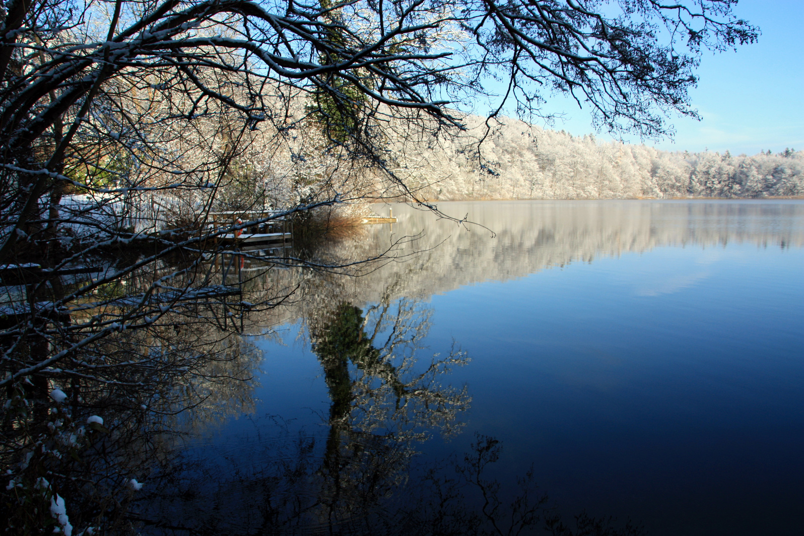 Blick auf den Höftsee