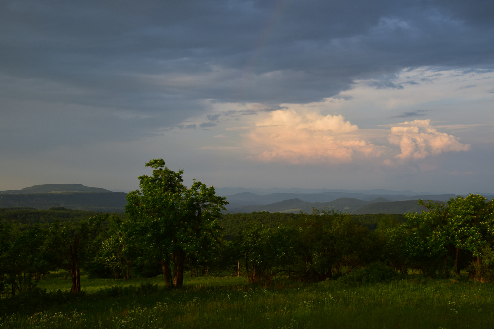 Blick auf den hohen Schneeberg