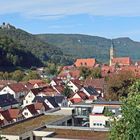 Blick auf den Hohenurach und die Amandus Kirche