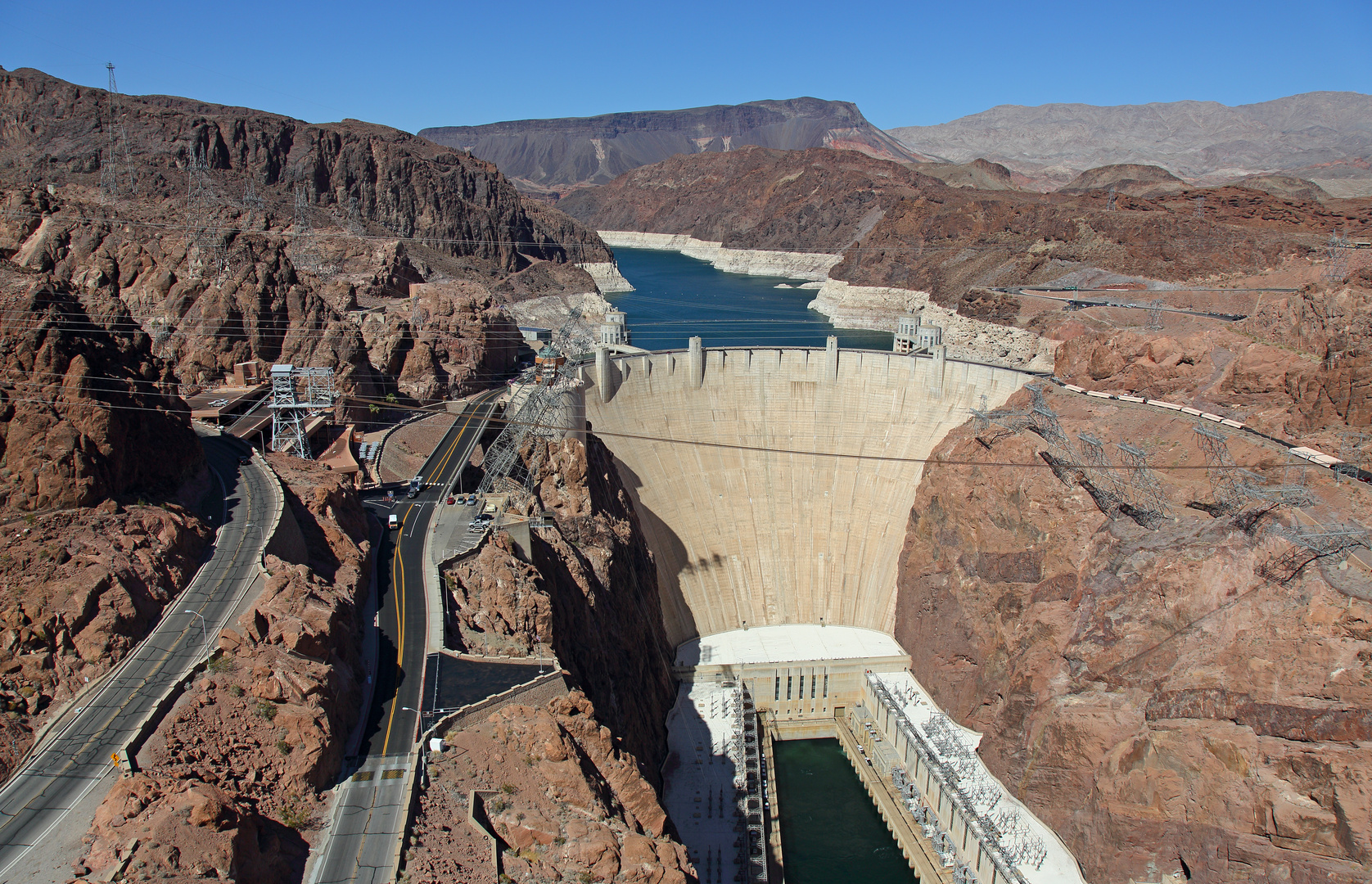  Blick auf den Hoover Dam 