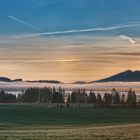 Blick auf den Hopfensee bei Sonnenaufgang