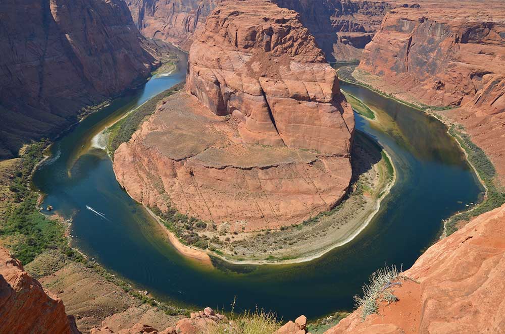 Blick auf den Horseshoe Bend