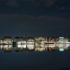 Blick auf den Jungfernstieg in Hamburg