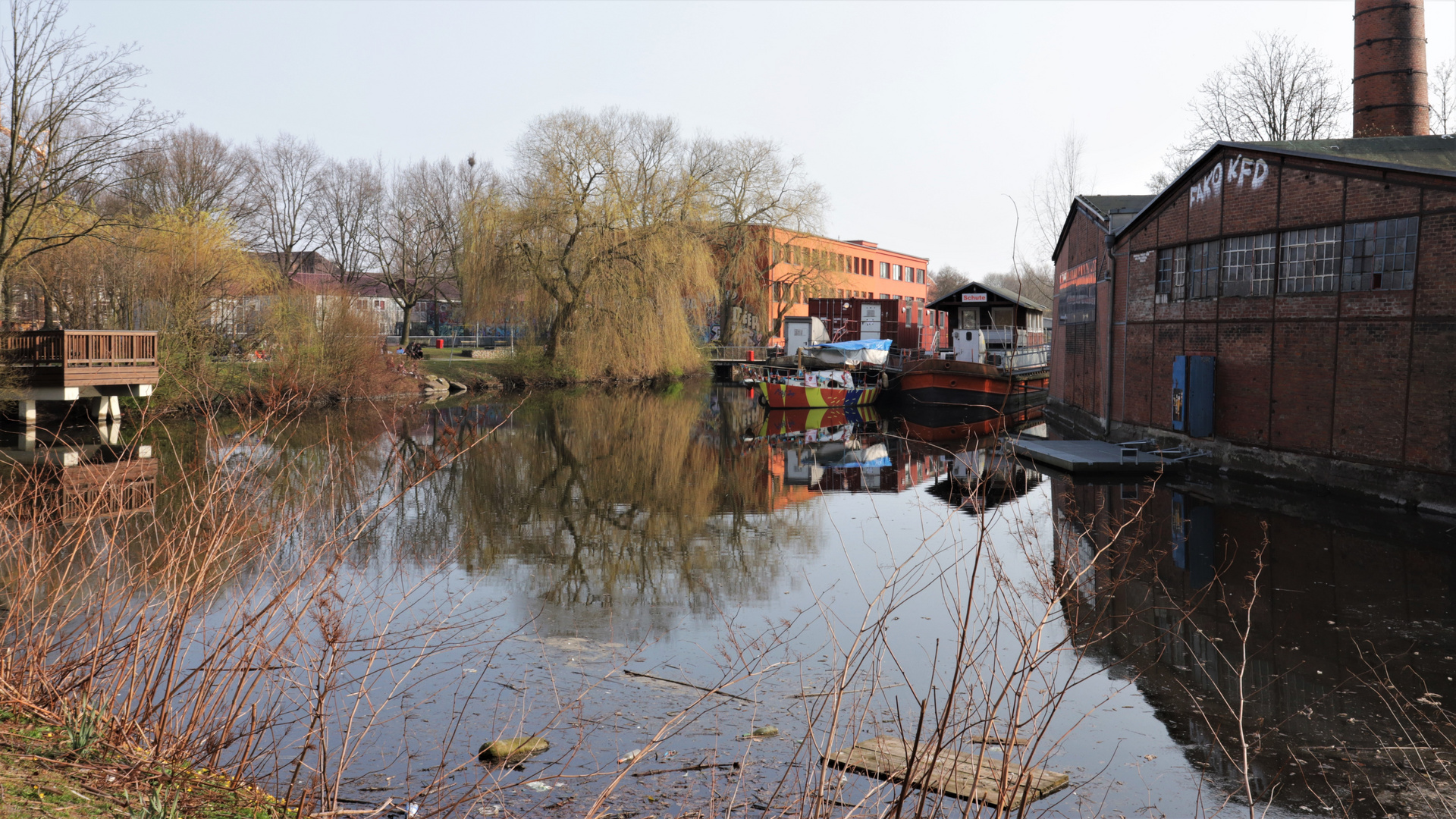 Blick auf den Kanal