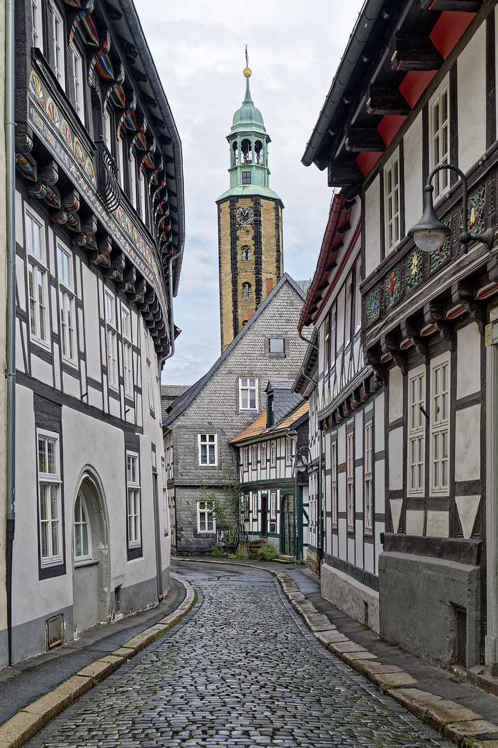 Blick auf den Kirchturm - Korrektur