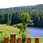 Blick auf den Kleinen Arbersee…