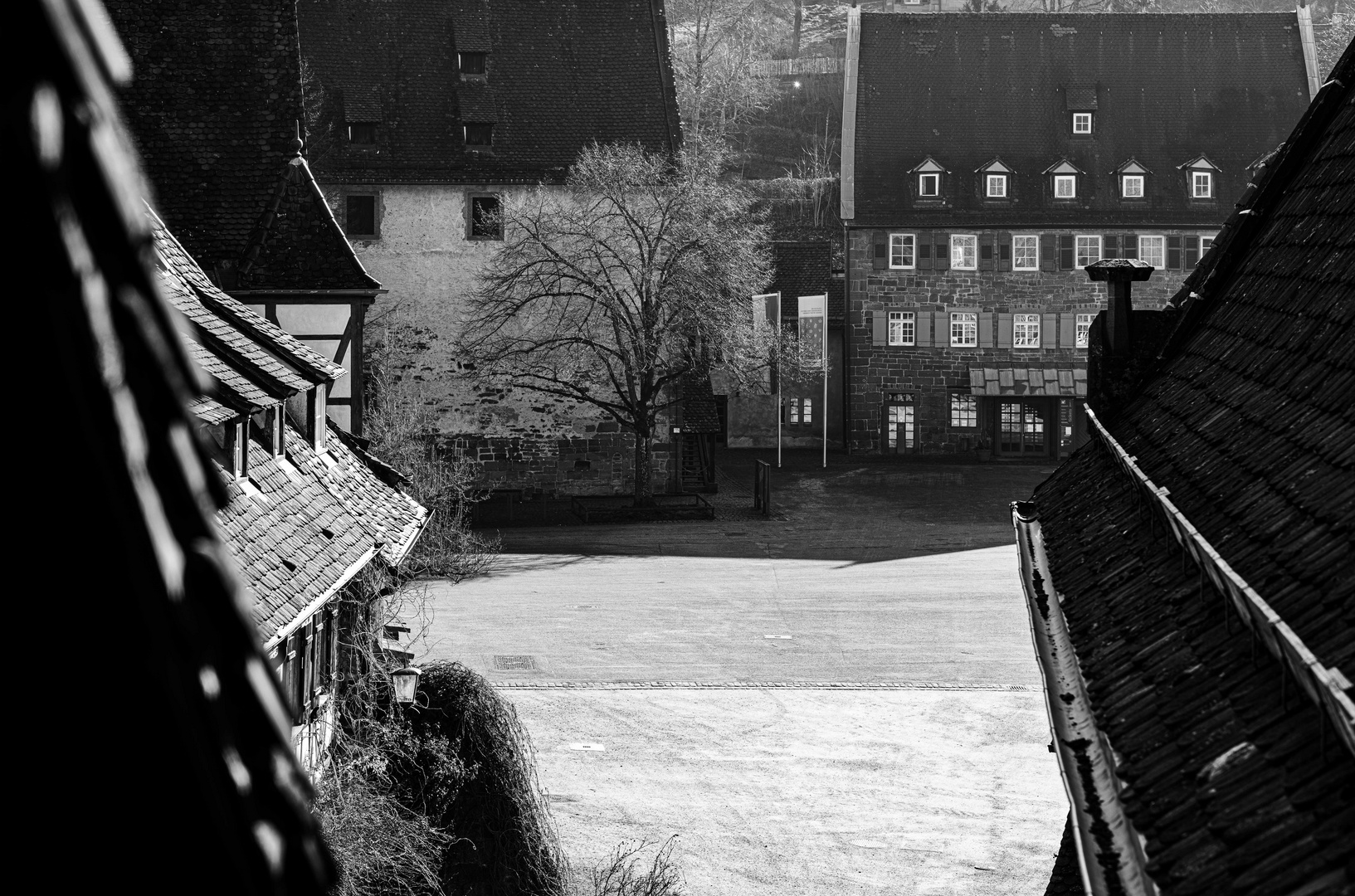 Blick auf den Klosterhof von Maulbronn