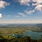 Blick auf den Kochelsee ...