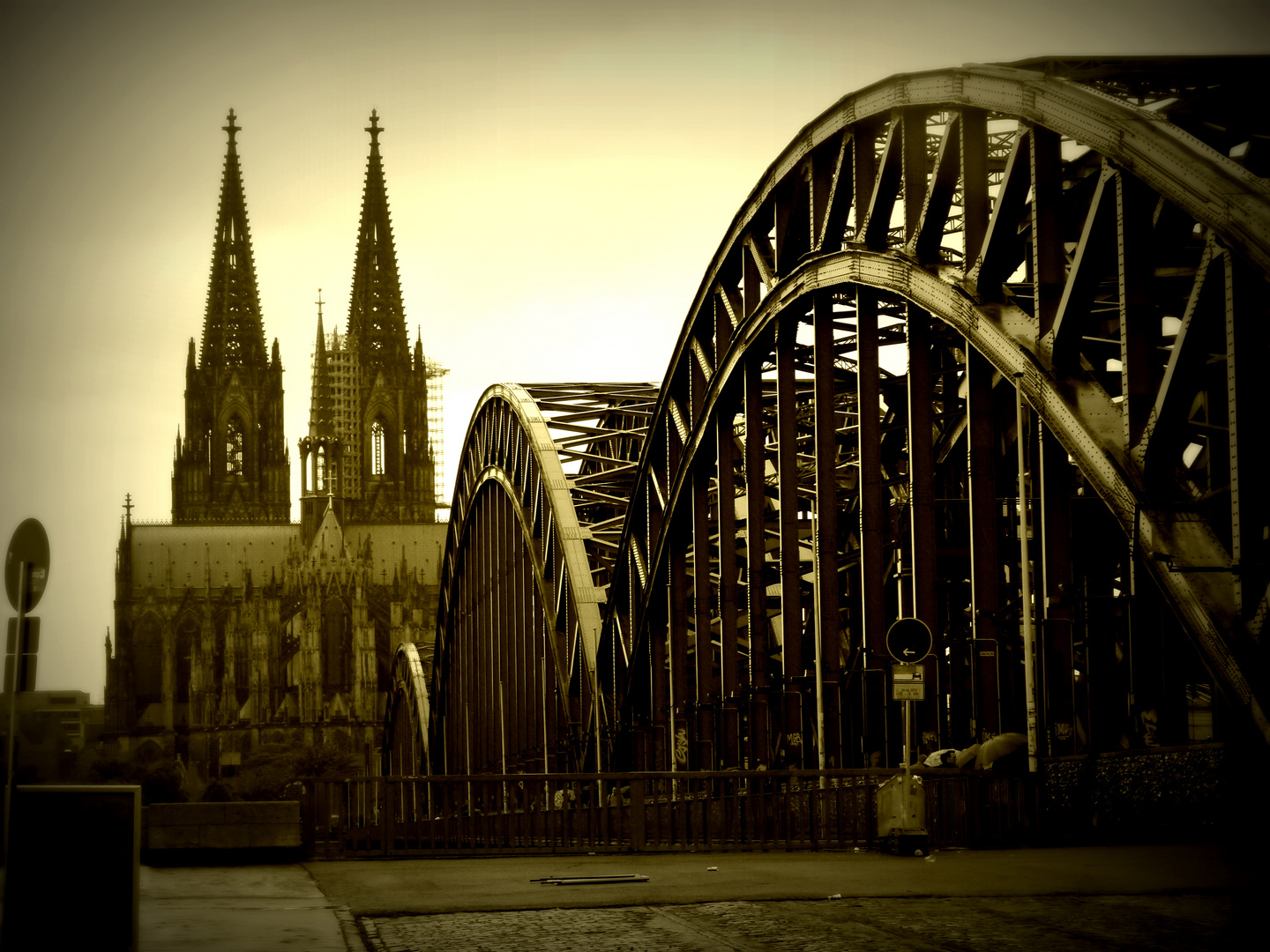 Blick auf den Kölner Dom