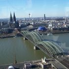 Blick auf den Kölner Dom und über die Grenzen.