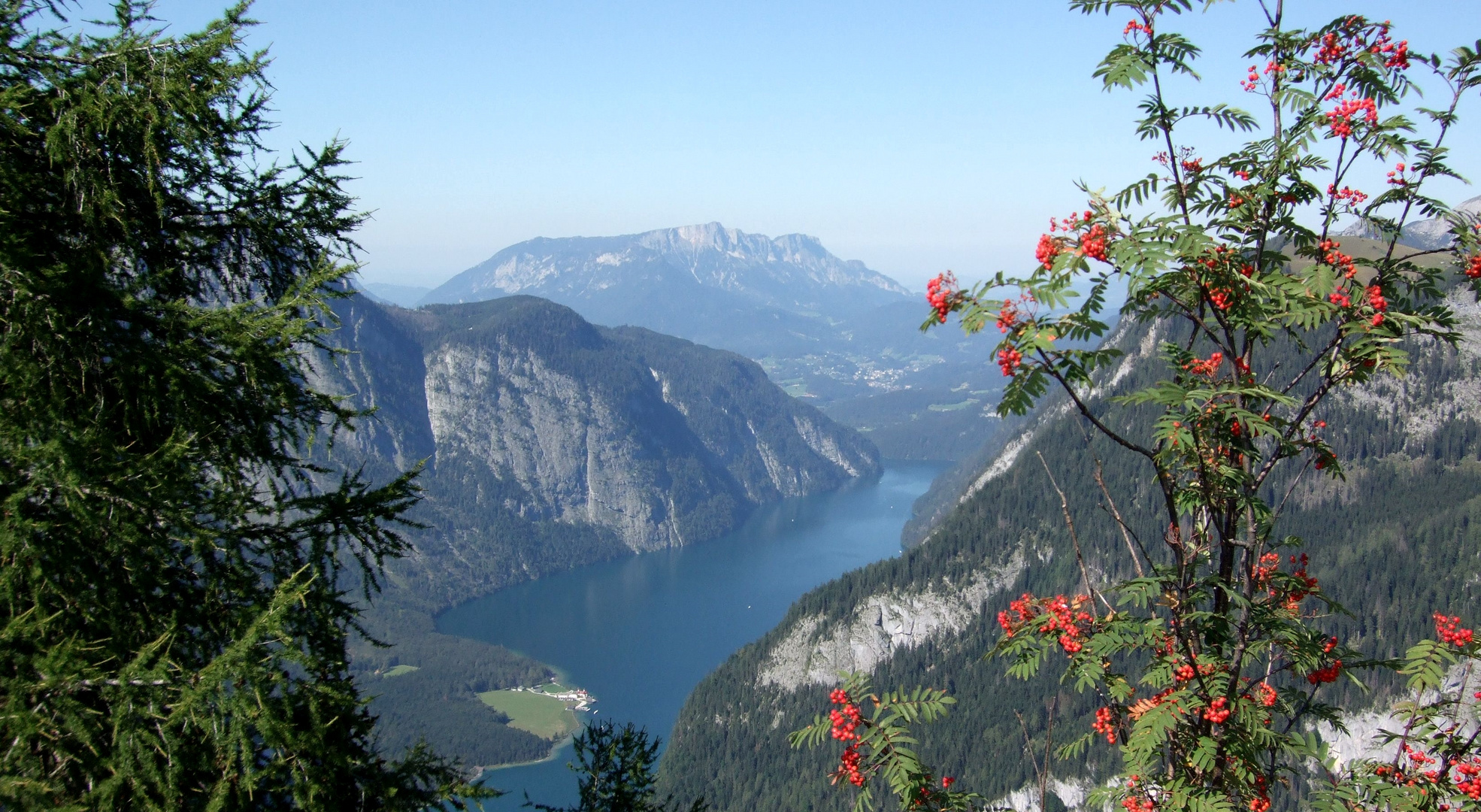 Blick auf den Königssee vom Halsköpfle (Berchtesgaden)