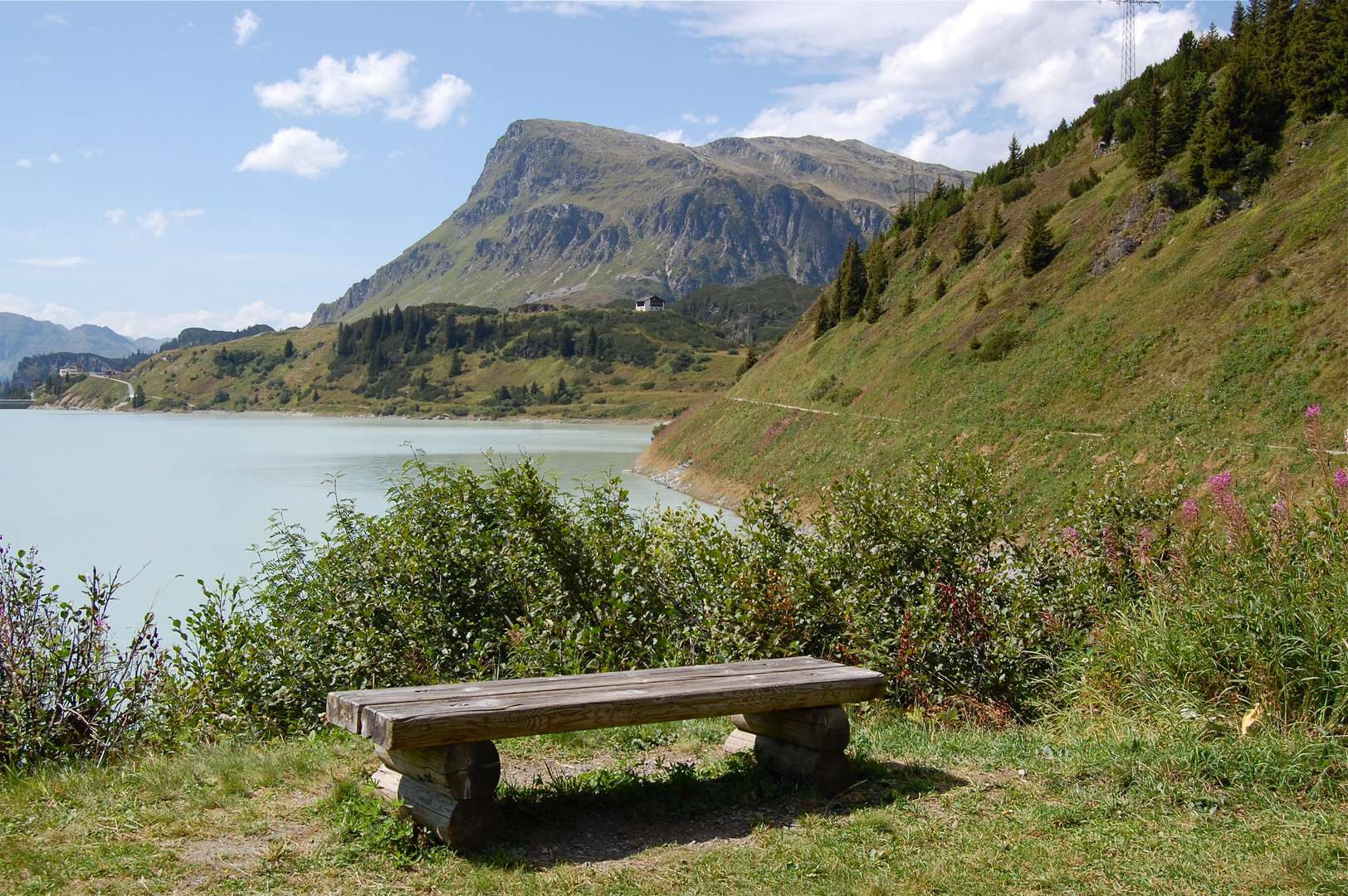 Blick auf den Kops-Stausee