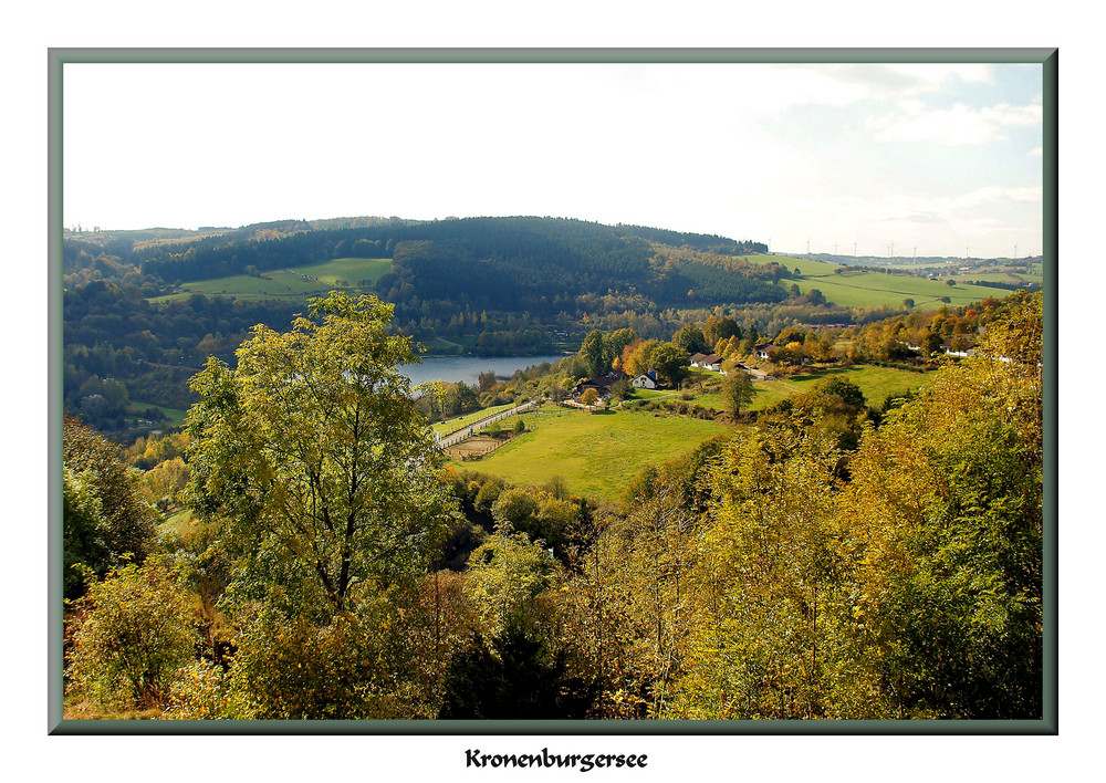 Blick auf den Kronenburgersee