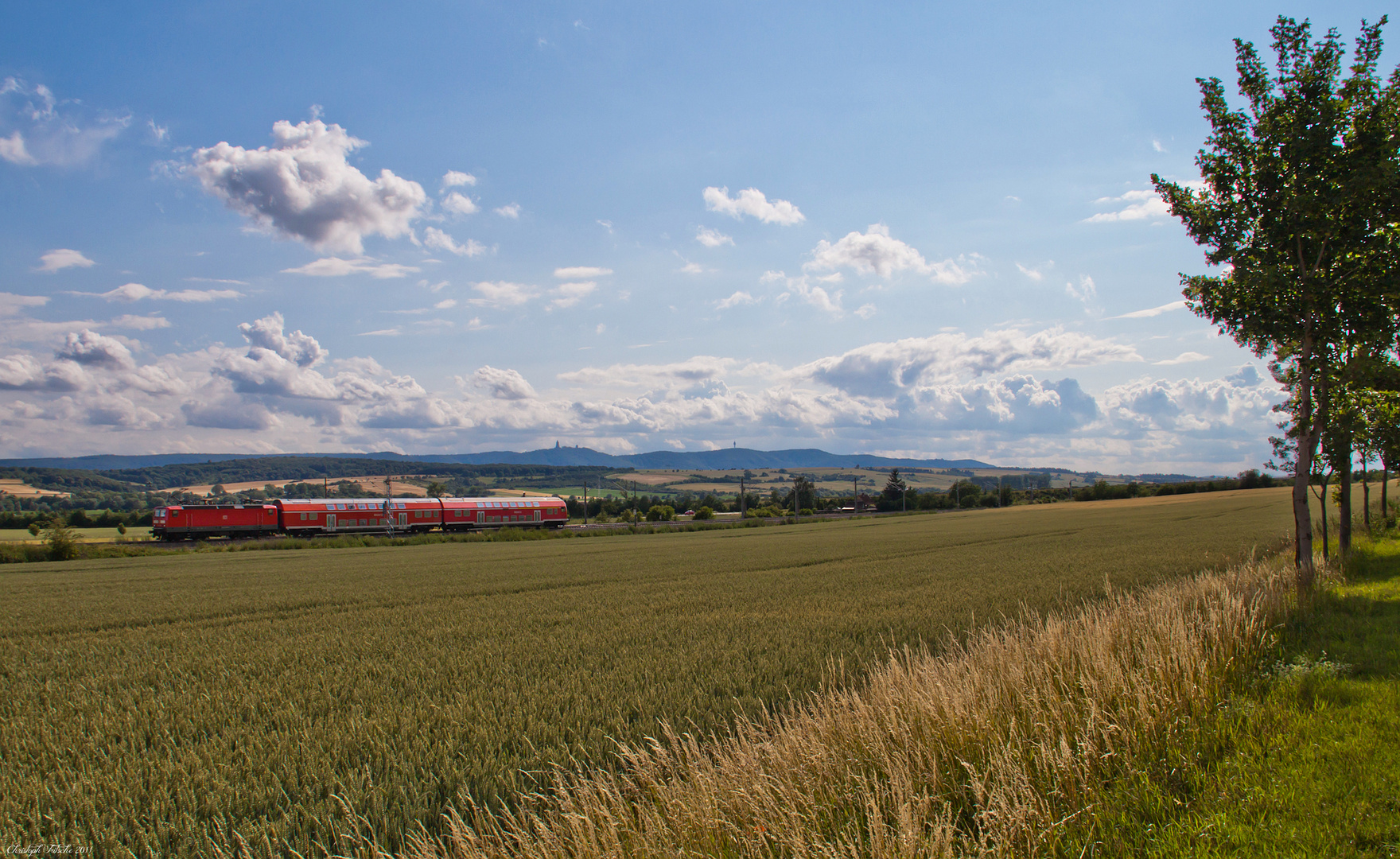 Blick auf den Kyffhäuser