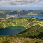 Blick auf den Lagoa Azul und den Lagoa Santiago