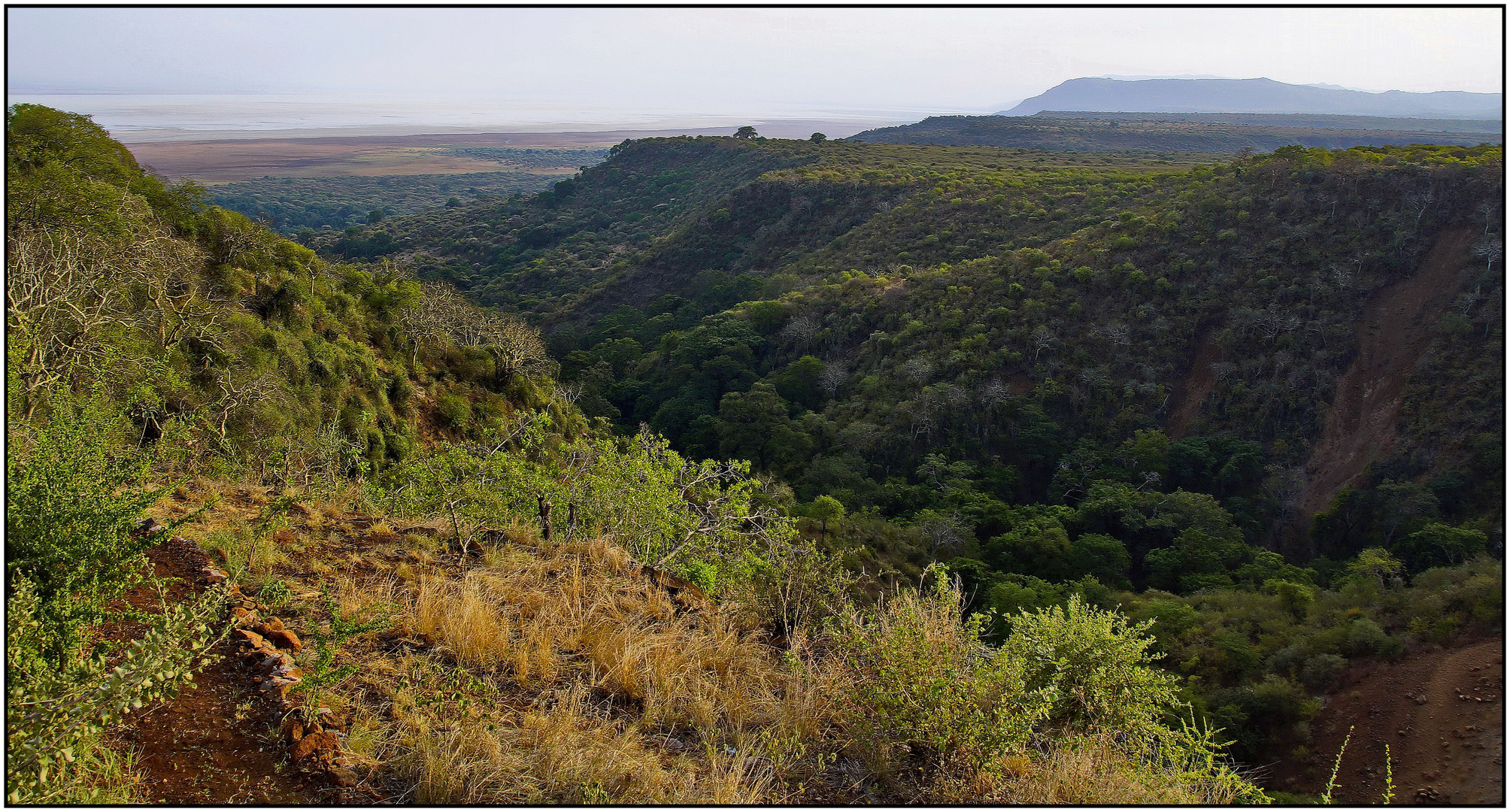 Blick auf den Lake Manyara