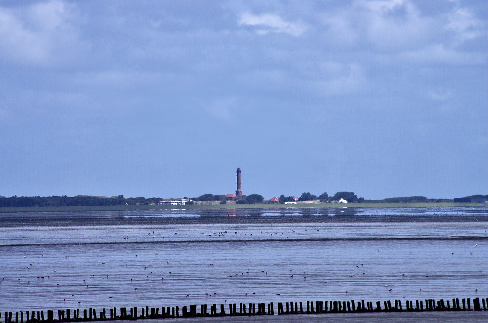 Blick auf den Leuchtturm…