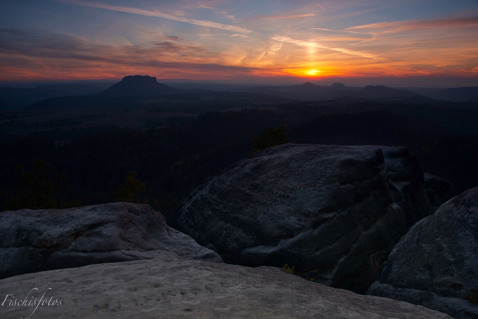 Blick auf den Lilienstein