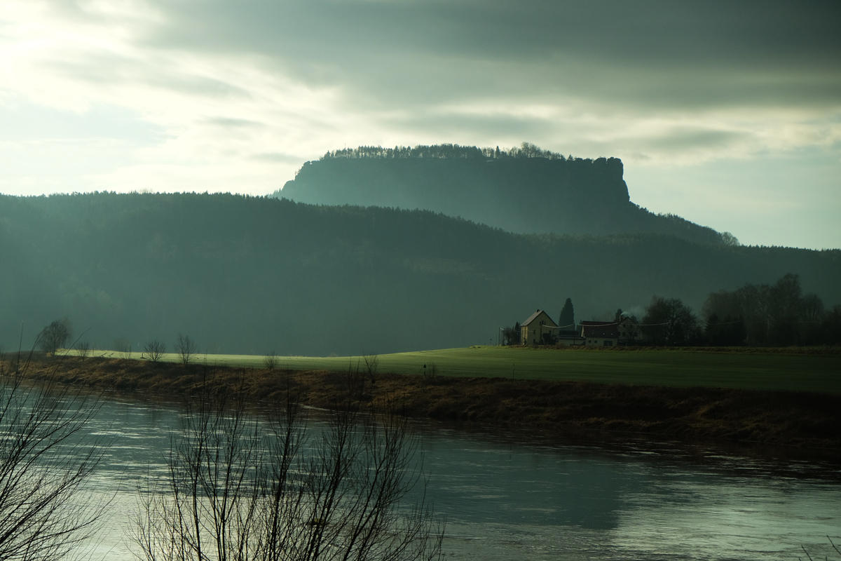 Blick auf den Lilienstein