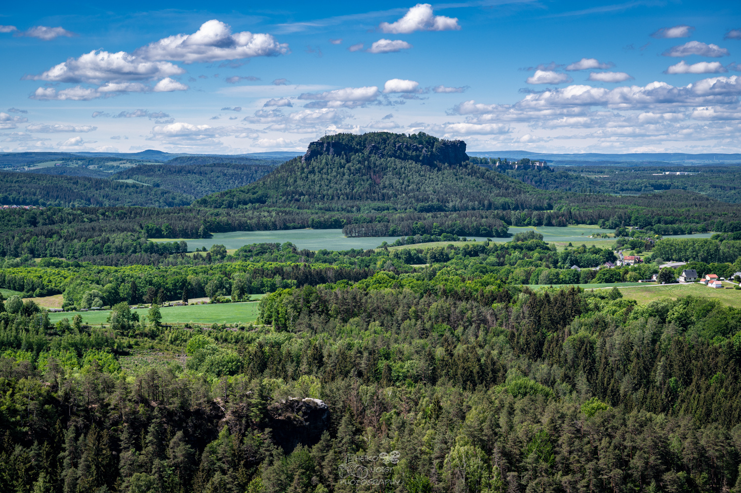 Blick auf den Lilienstein