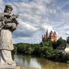 Blick auf den Limbuger Dom an der Lahn